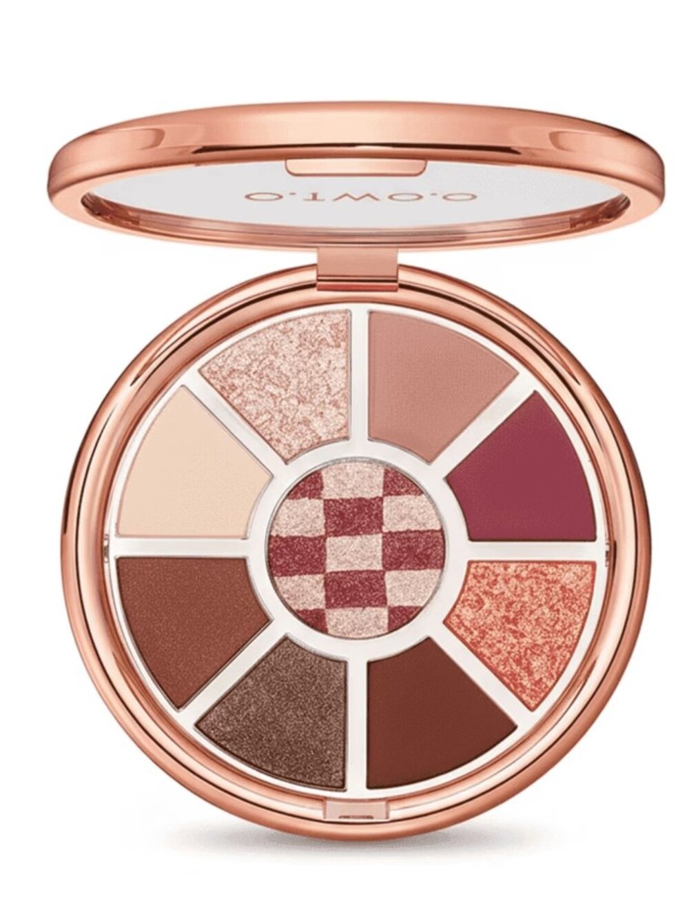 O.TWO.O 9-Color Eyeshadow Palette, Matte & Shimmer, Waterproof Vegan Makeup